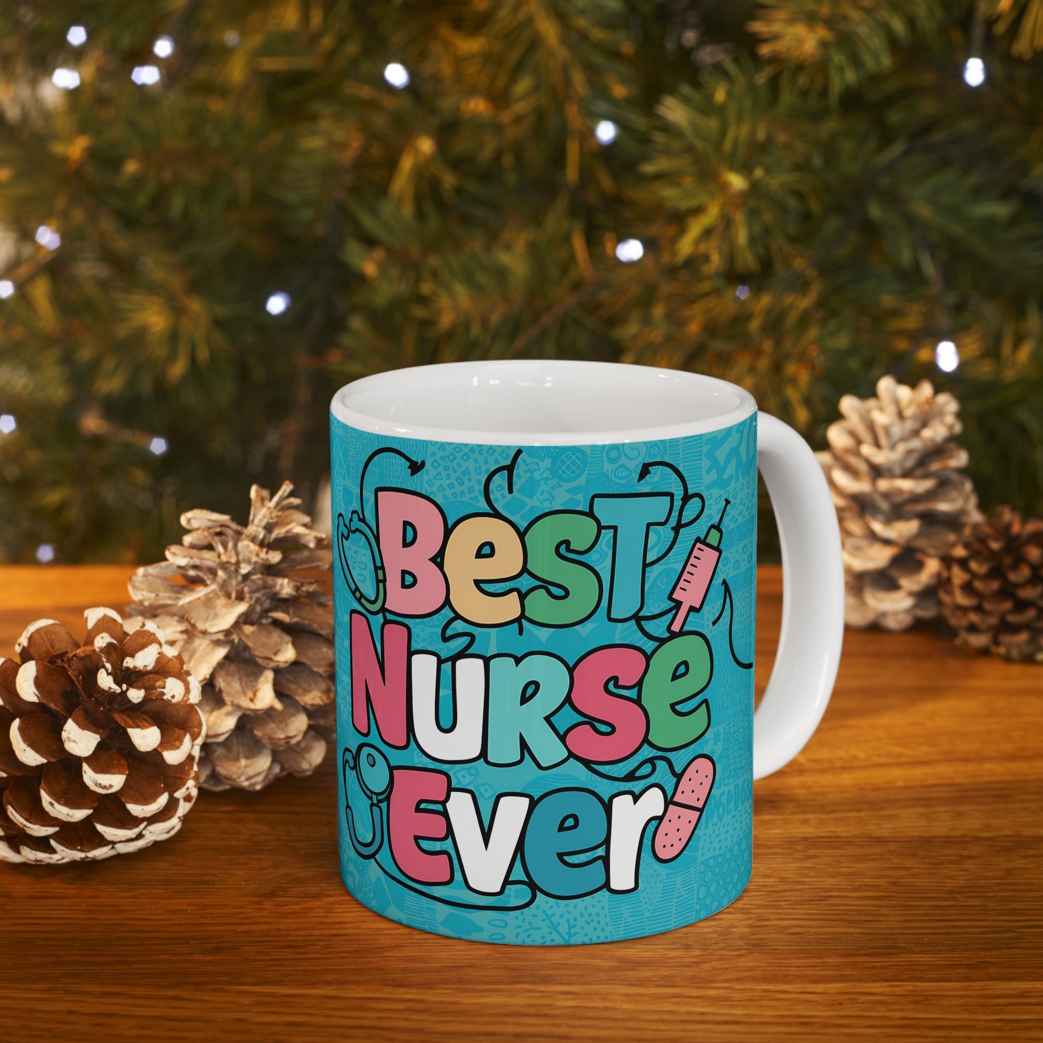 Best Nurse Ever Mug | Nurse Gift | Nurse Coffee Mug | Nurse Gift Ideas Mug 11oz 4