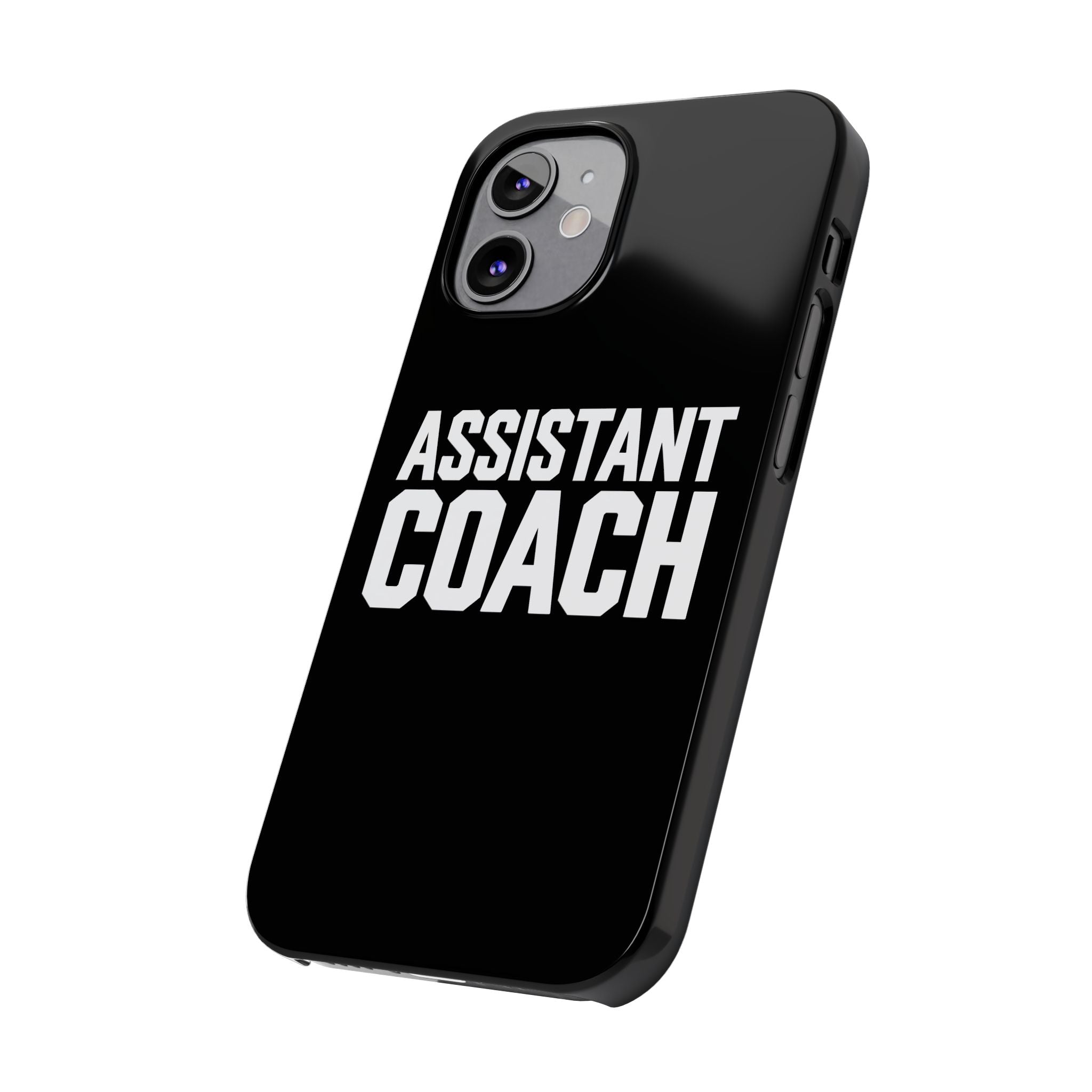 Premium Assistant Coach iPhone Case | Assistant Coach Gifts Slim Phone Cases