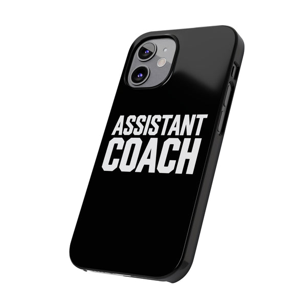 Premium Assistant Coach iPhone Case | Assistant Coach Gifts Slim Phone Cases