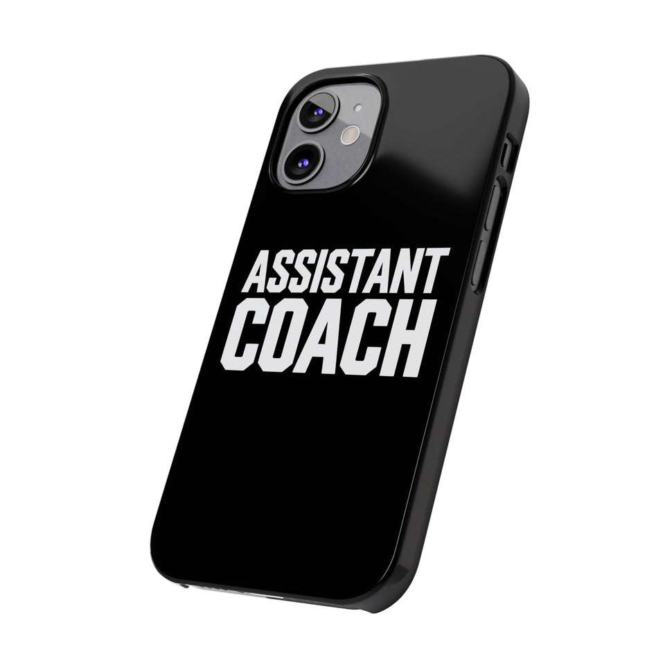 Premium Assistant Coach iPhone Case | Assistant Coach Gifts Slim Phone Cases