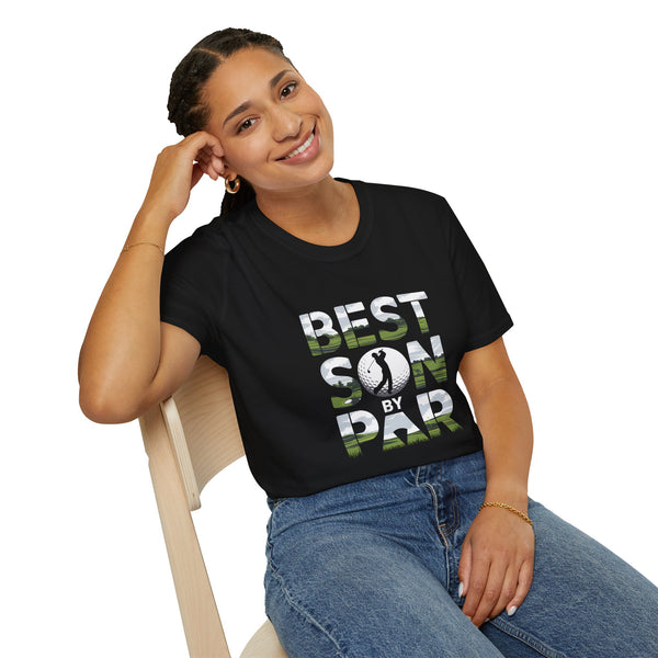 Funny Golf Unisex T-Shirt - Best Son By Par Design 2