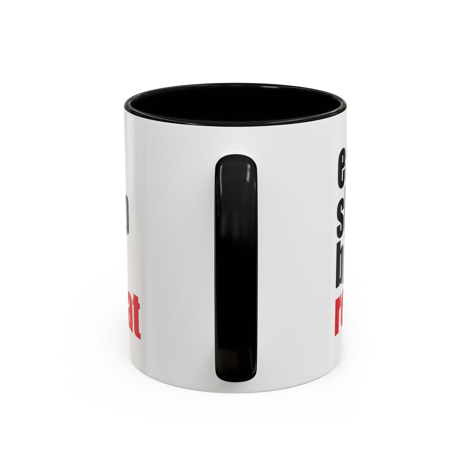 Brazilian Jiu Jitsu Eat Sleep BJJ Repeat | BJJ Accent Coffee Mug