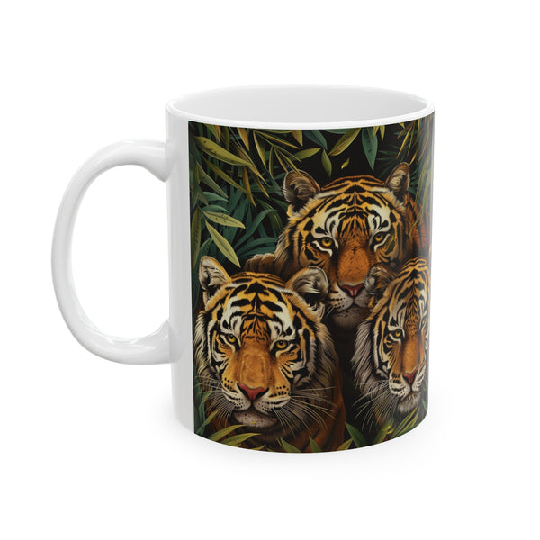 Tiger Mug Group | Tiger Coffee Mug | Cute Tiger Gift | Tiger Presents | Tiger Mug 2 11oz
