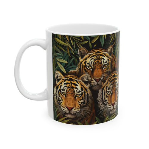 Tiger Mug Group | Tiger Coffee Mug | Cute Tiger Gift | Tiger Presents | Tiger Mug 2 11oz