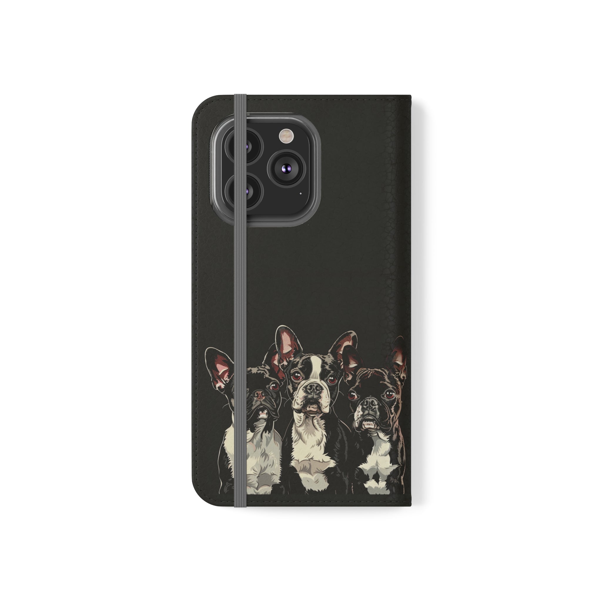 Boston Terrier Phone Case | Boston Terrier Wallet Phone Case | IPhone & Samsung Galaxy Boston Terrier Flip Cases