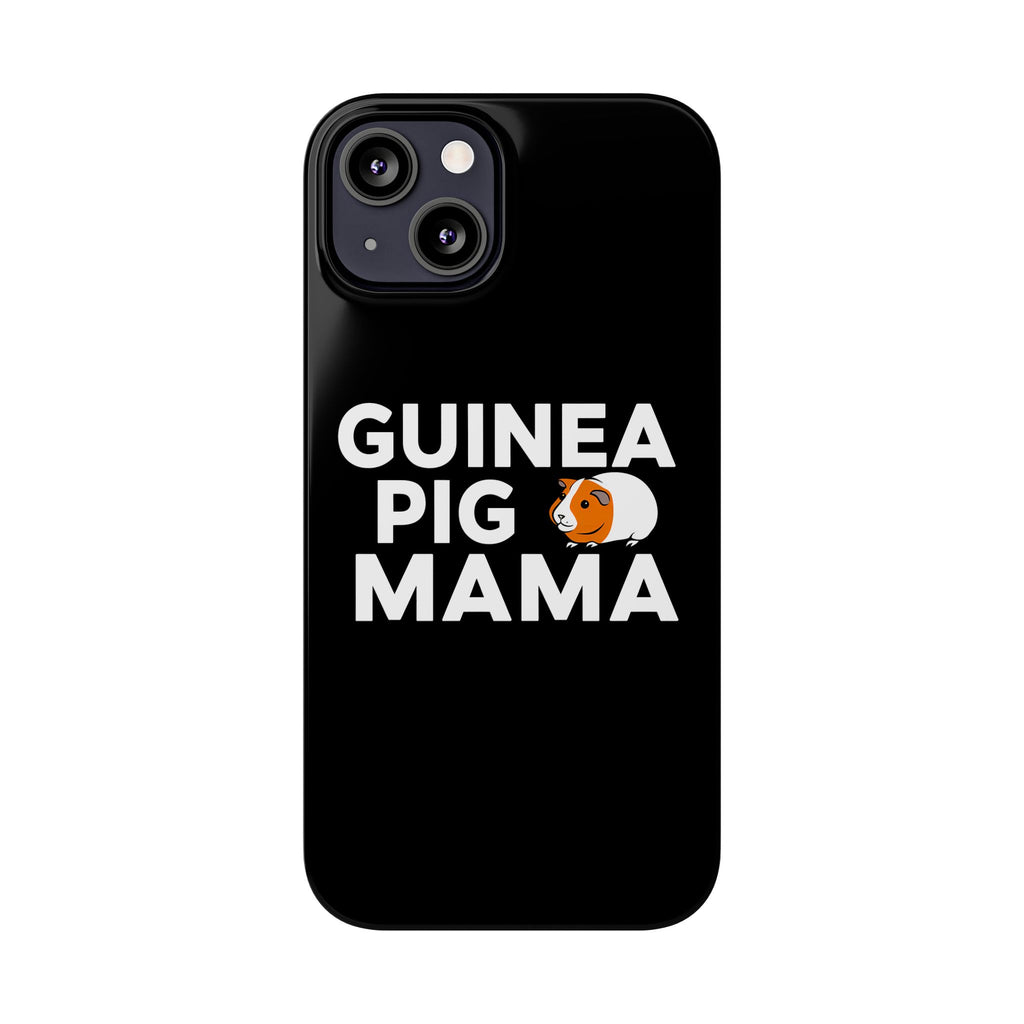 Cute Guinea Pig Mama Slim iPhone Cases | Guinea Pig Gift iPhone Case