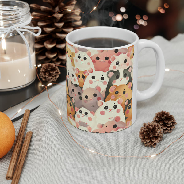 Funny Hamster Mug  | Kawaii Hamster Mom Coffee Mug | Cute Hamster Gift Coffee Mug 11oz