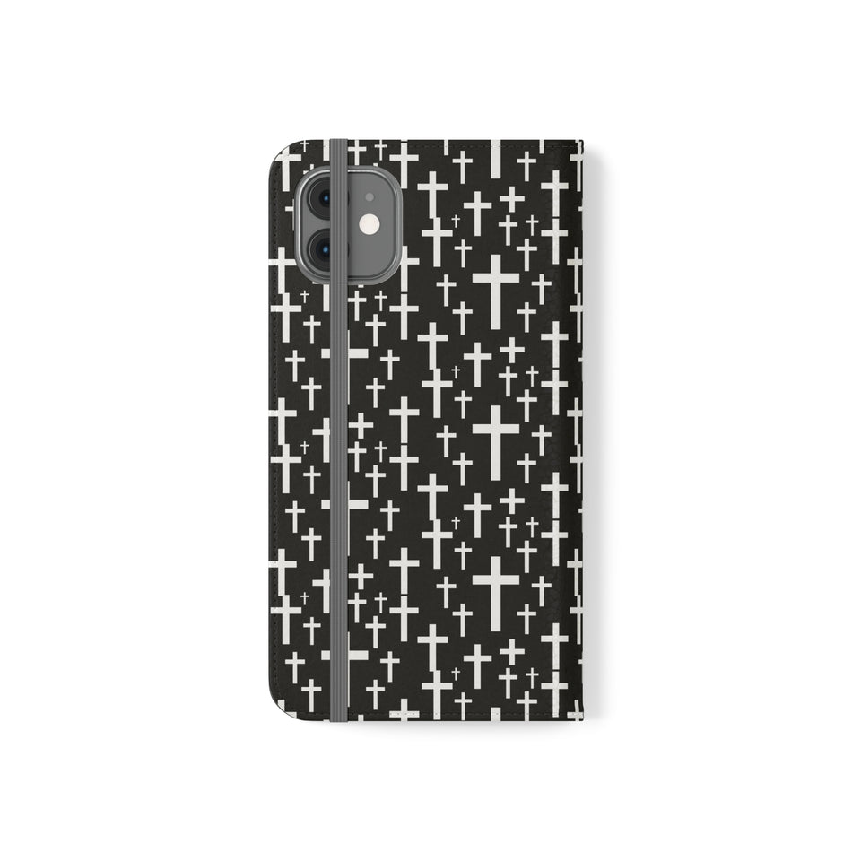 Faith Religion Jesus Cross Phone Case | Faith Religion Wallet Phone Case Gifts | IPhone & Samsung Galaxy Jesus Cross  Flip Cases