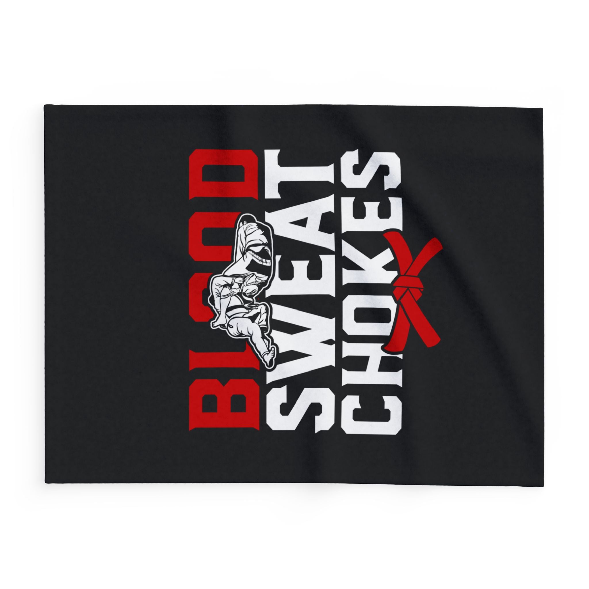Brazilian Jiu Jitsu Blanket | Blood Sweat Chokes BJJ Arctic Fleece Blanket