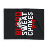 Brazilian Jiu Jitsu Blanket | Blood Sweat Chokes BJJ Arctic Fleece Blanket Brazilian Jiu Jitsu Blanket | Blood Sweat Chokes BJJ Arctic Fleece Blanket