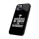 Premium On Wednesdays We Smash The Patriarchy iPhone Case | Feminist Gifts Slim Phone Cases Premium On Wednesdays We Smash The Patriarchy iPhone Case | Feminist Gifts Slim Phone Cases