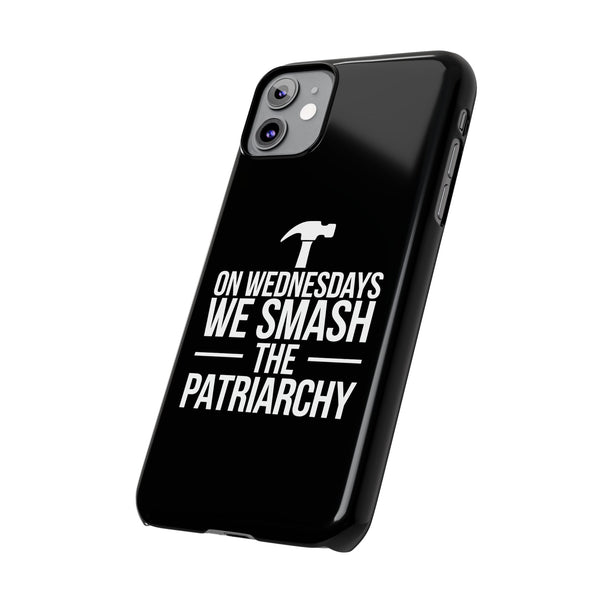 Premium On Wednesdays We Smash The Patriarchy iPhone Case | Feminist Gifts Slim Phone Cases
