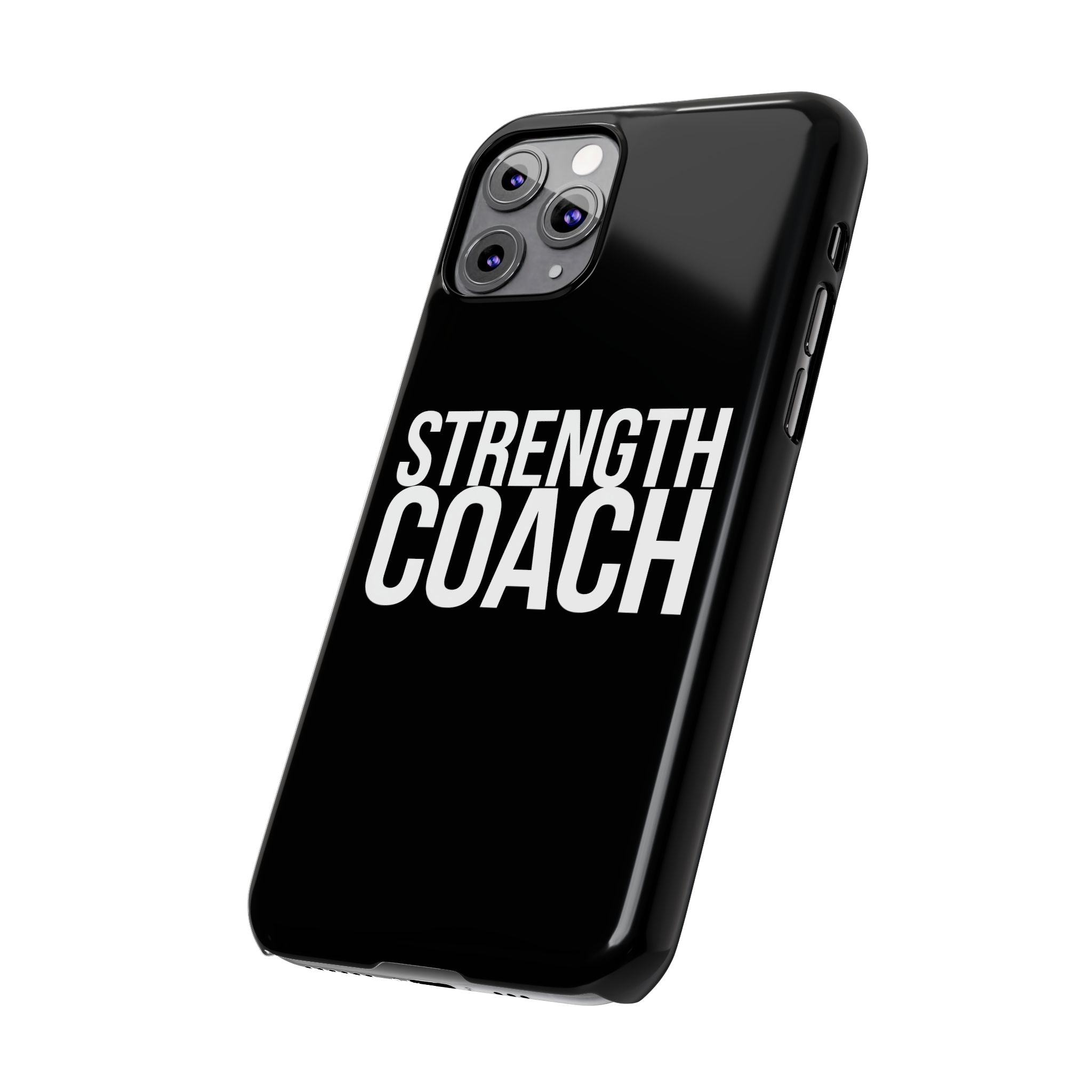 Premium Strength Coach iPhone Case | Strength Coach Gifts Slim Phone Cases