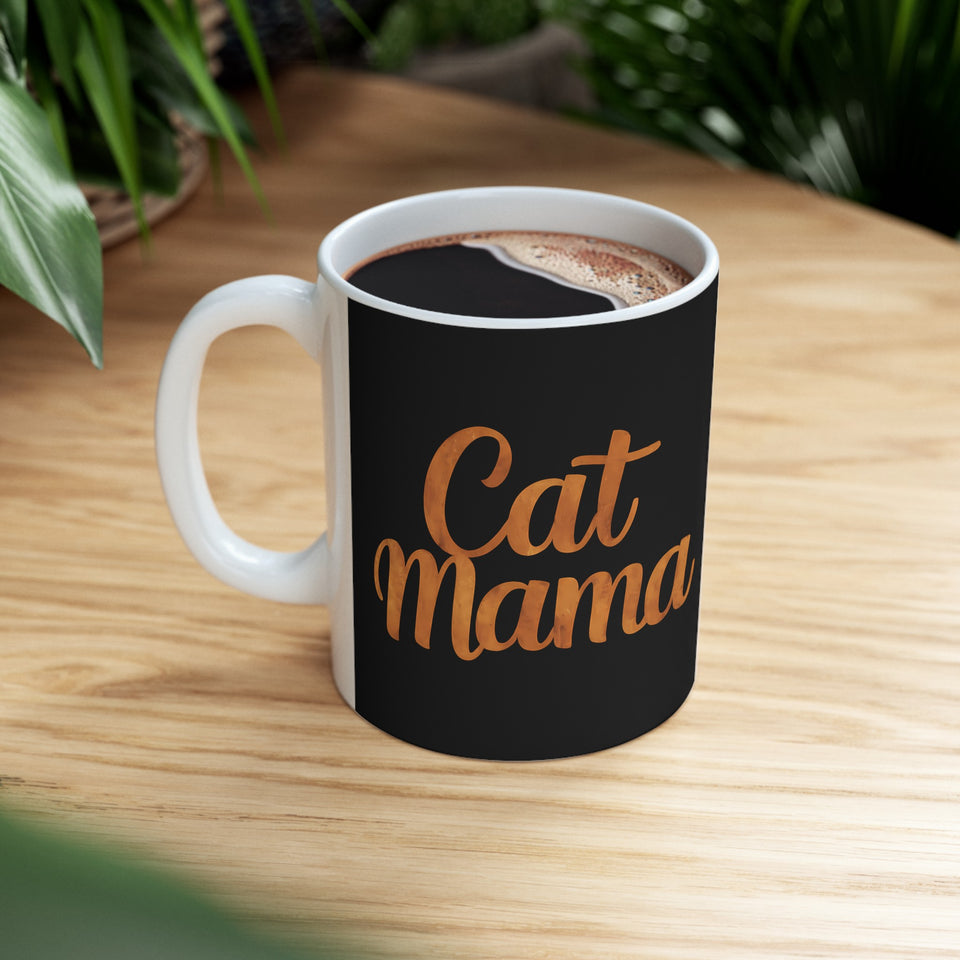 Cat Mama Mug | Cat Gift | Cat Coffee Mug | Cat Gift Ideas Mug 11oz