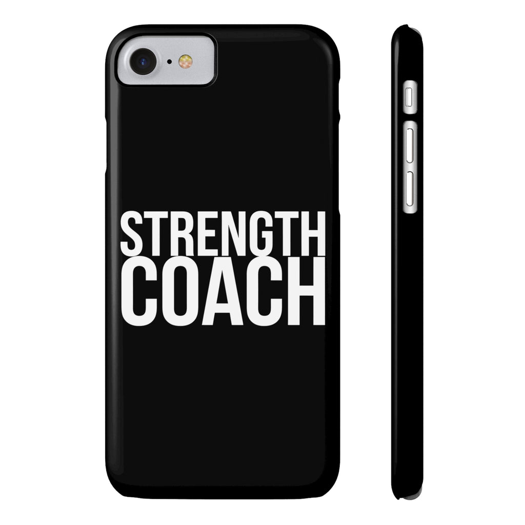 Premium Strength Coach iPhone Case | Strength Coach Gifts Slim Phone Cases
