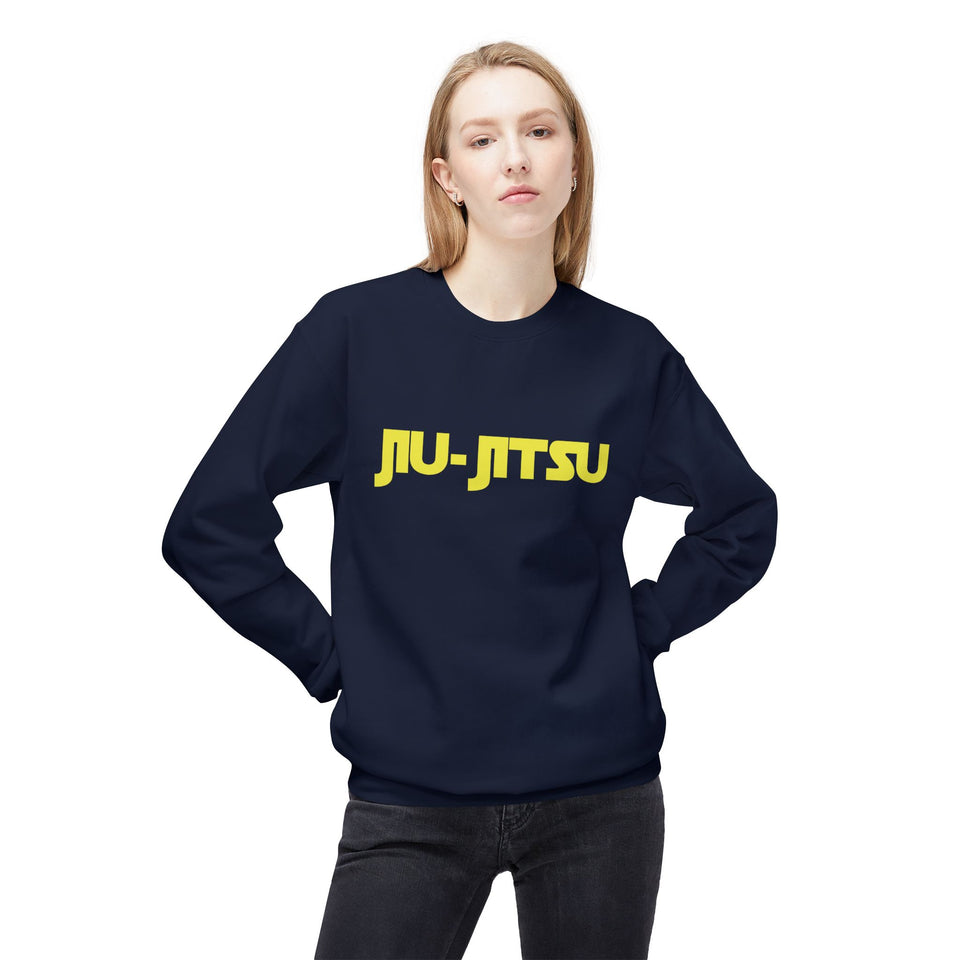 Brazilian Jiu Jitsu Sci Fi BJJ Unisex Midweight Softstyle Fleece Crewneck Sweatshirt