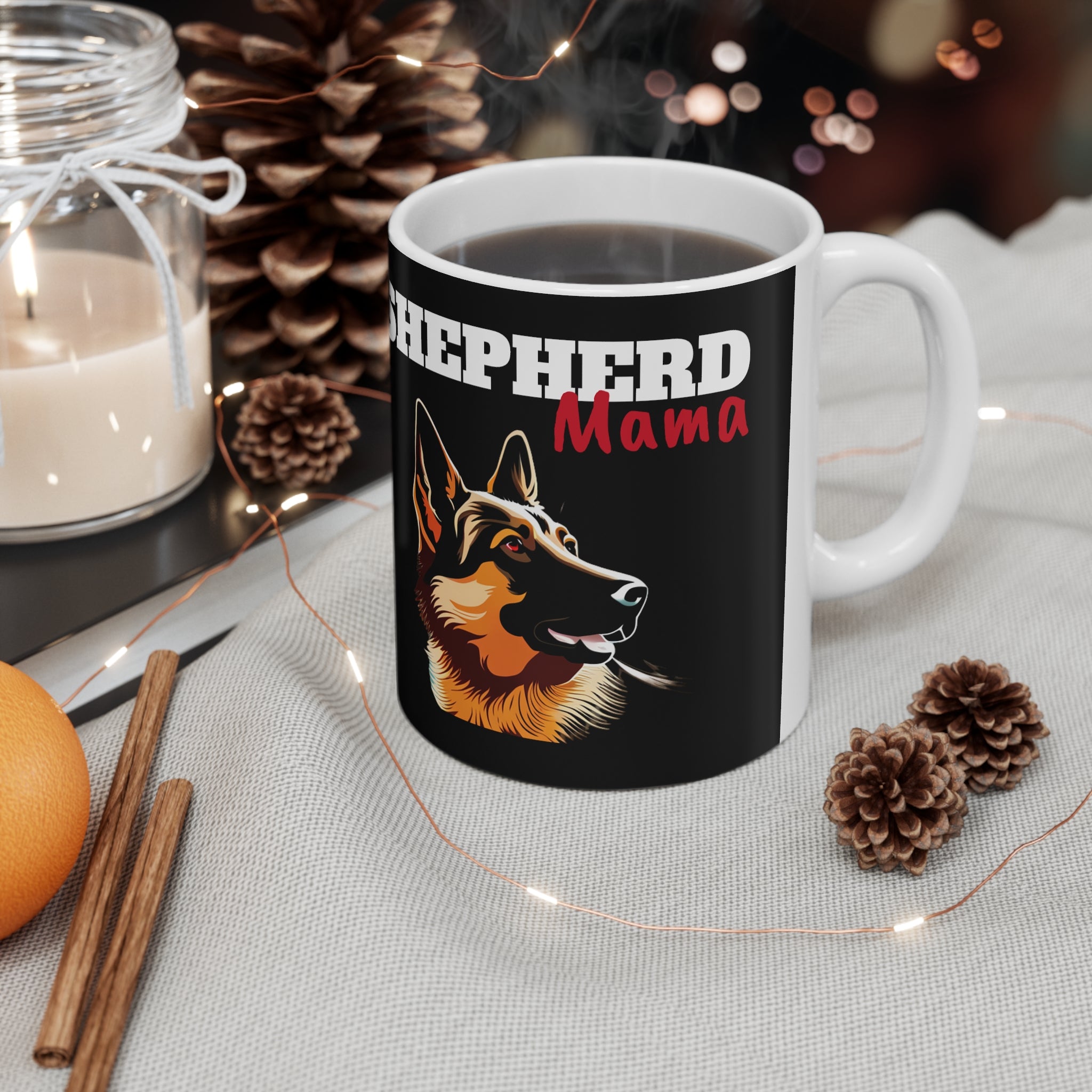 German Shepherd Mama Mug | German Shepherd Gifts | German Shepherd Mama Ceramic Mug 11oz