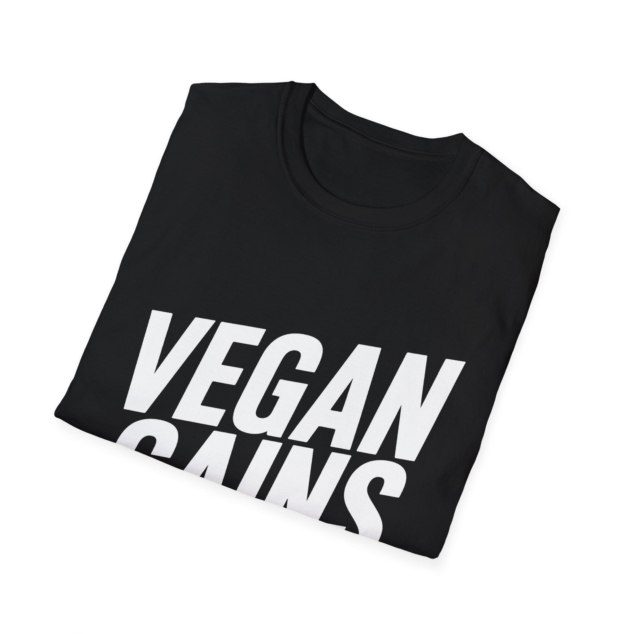 Vegan Gains T-Shirt — Plant-Powered Fitness Tee