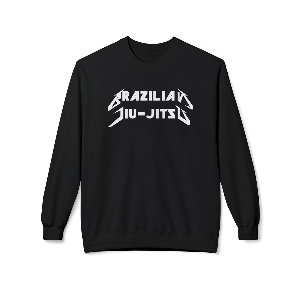 Brazilian Jiu Jitsu Metal BJJ Unisex Midweight Softstyle Fleece Crewneck Sweatshirt