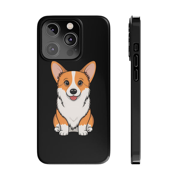 Cute Corgi Slim iPhone Case | Corgi Gift iPhone Case