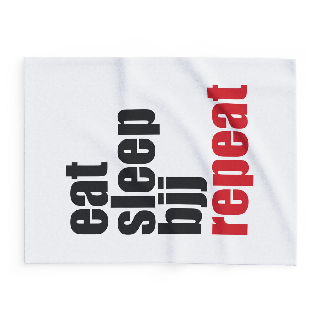 Brazilian Jiu Jitsu Blanket | Eat Sleep BJJ Repeat BJJ Arctic Fleece Blanket