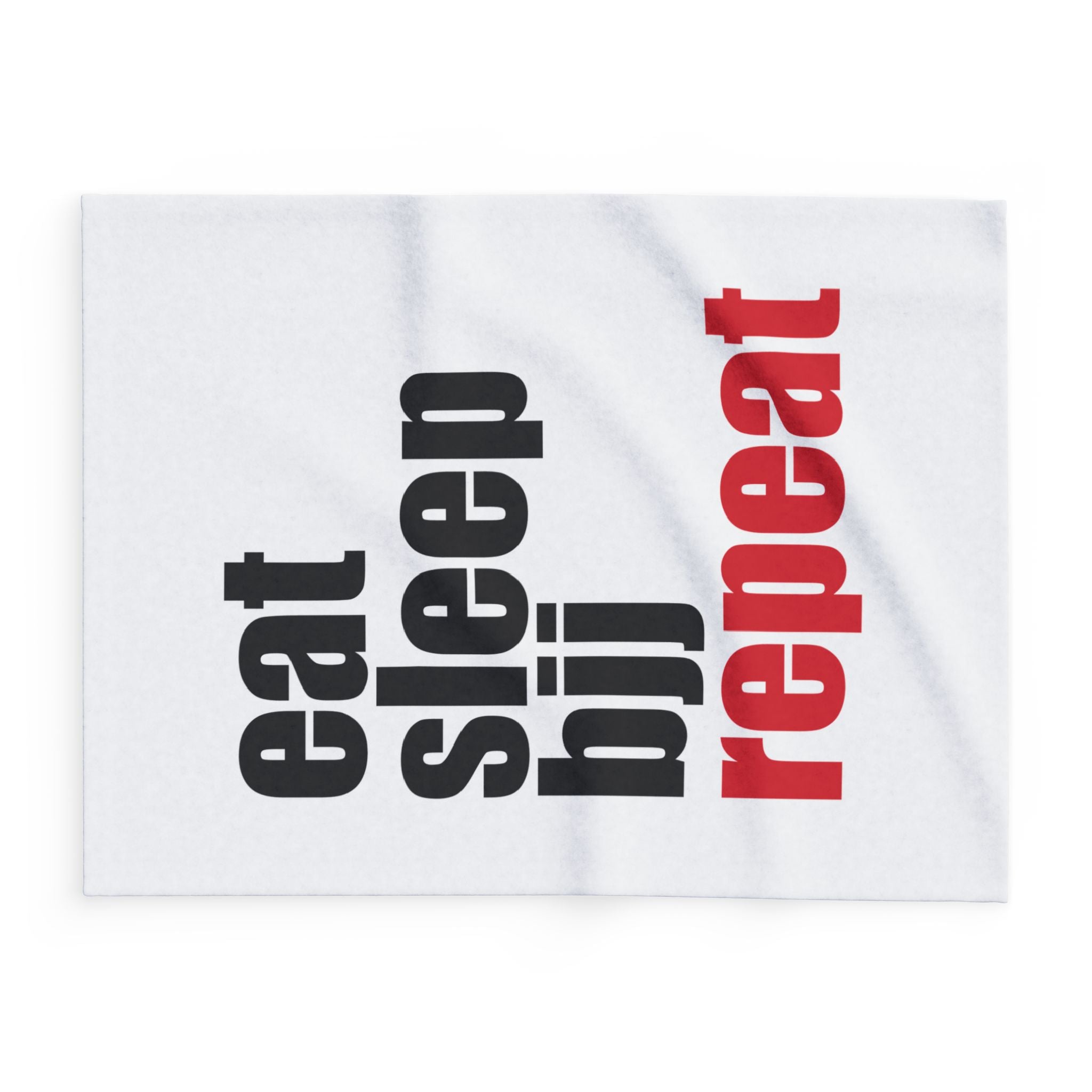 Brazilian Jiu Jitsu Blanket | Eat Sleep BJJ Repeat BJJ Arctic Fleece Blanket