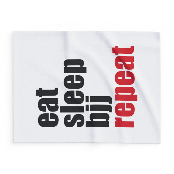 Brazilian Jiu Jitsu Blanket | Eat Sleep BJJ Repeat BJJ Arctic Fleece Blanket