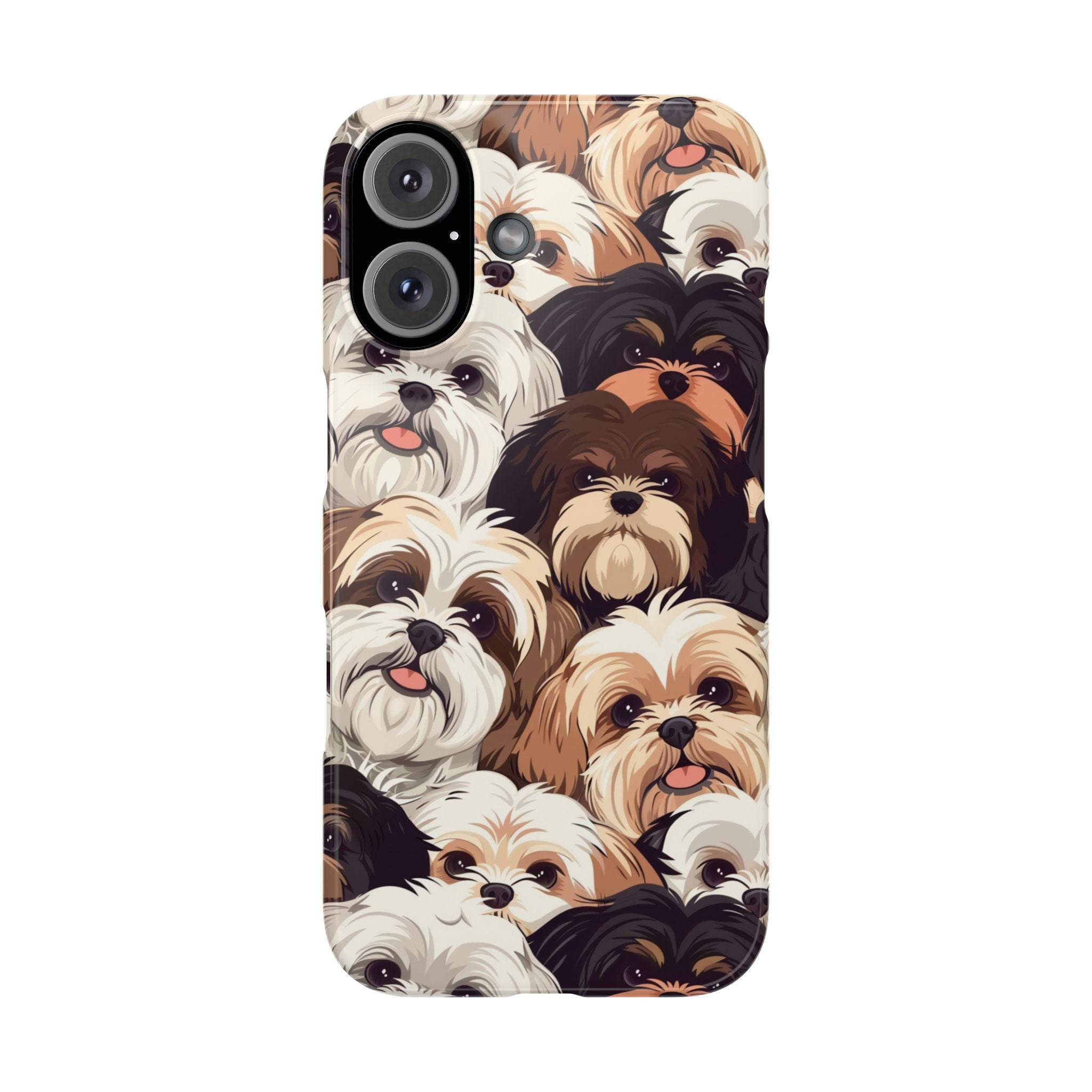 Premium Group of Shih Tzu iPhone Case | Cute Shih Tzu Gifts Slim Phone Cases Main image