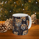 Cheetah Mug 2 | Cheetah Gifts | Cheetah Presents | Group Of Cheetah Ceramic Mug 11oz Cheetah Mug | Cheetah Gifts | Cheetah Presents | Group Of Cheetah Ceramic Mug 11oz