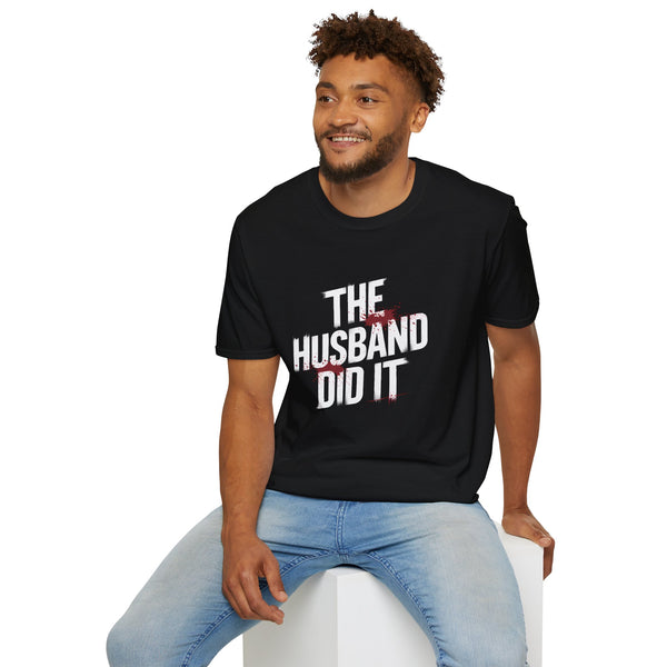 True Crime T-Shirt - The Husband Did It True Crime