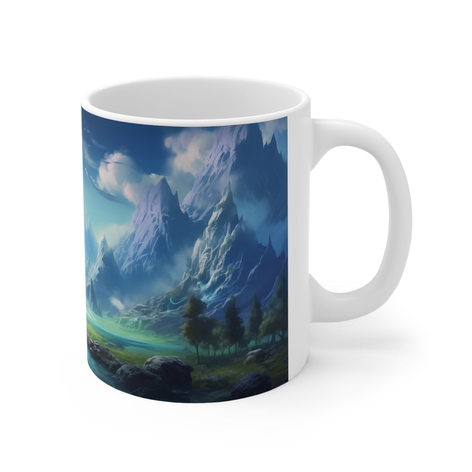 role playing game mug, fantasy mug, rpg mug, fantasy rpg coffee mug