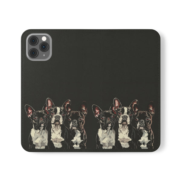 Boston Terrier Phone Case | Boston Terrier Wallet Phone Case | IPhone & Samsung Galaxy Boston Terrier Flip Cases