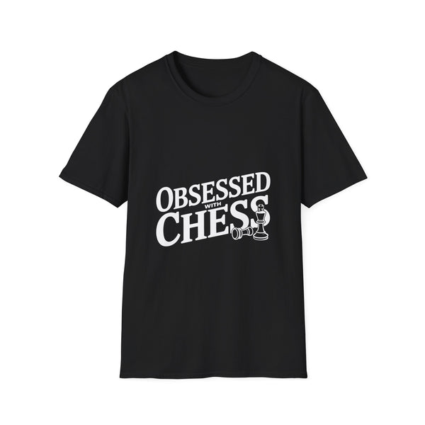 Obsessed With Chess Shirt | Cool Chess Gifts | Chess Unisex T-Shirt