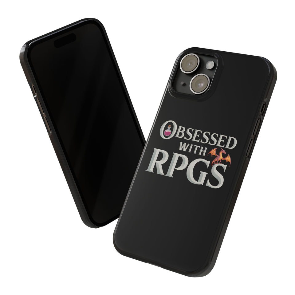 Premium Obsessed With RPGs iPhone Case | Fantasy Role Playing Game Slim Phone Cases