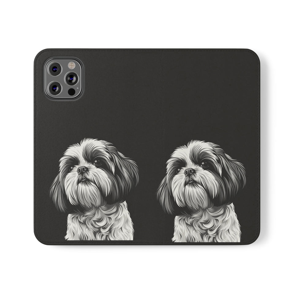 Shih Tzu Phone Case | Shih Tzu Wallet Phone Case | IPhone & Samsung Galaxy Shih Tzu Flip Cases