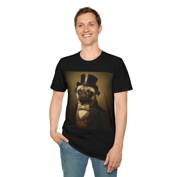 Classical Pug Shirt | Pug Presents | Pug Gift | Pug Painting T Shirt