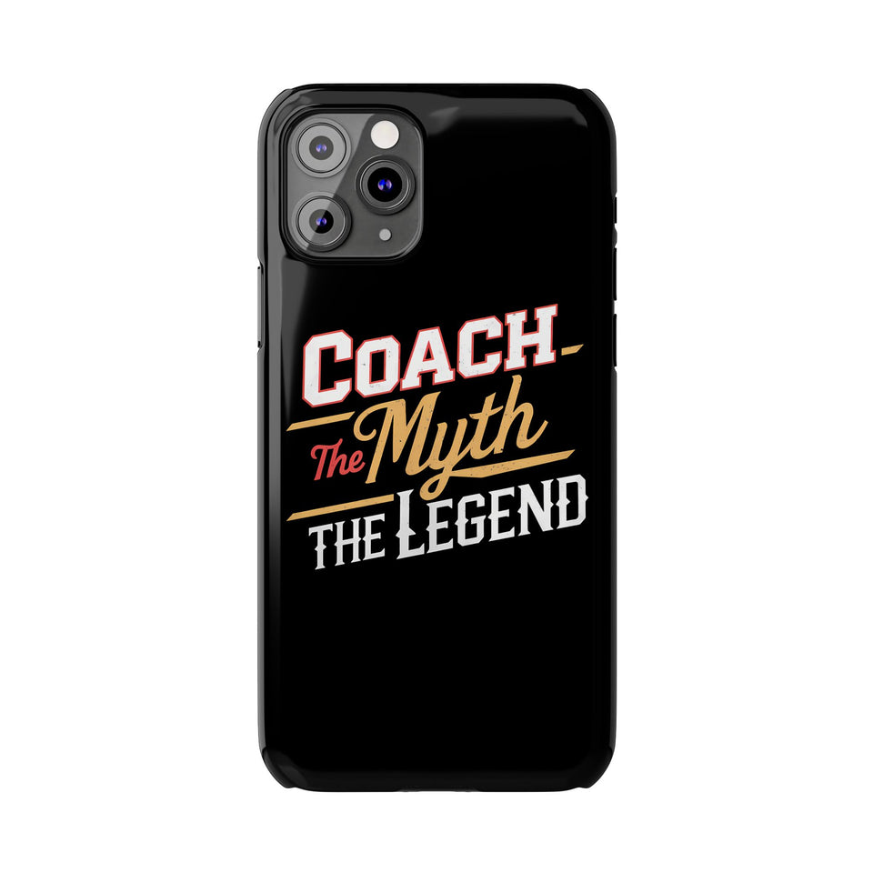Coach The Myth The Legend Slim iPhone Cases | Cool Coach Gift iPhone Case