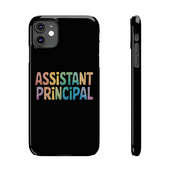 Premium Assistant Principal iPhone Case | Cute Assistant Principal Gifts Slim Phone Cases