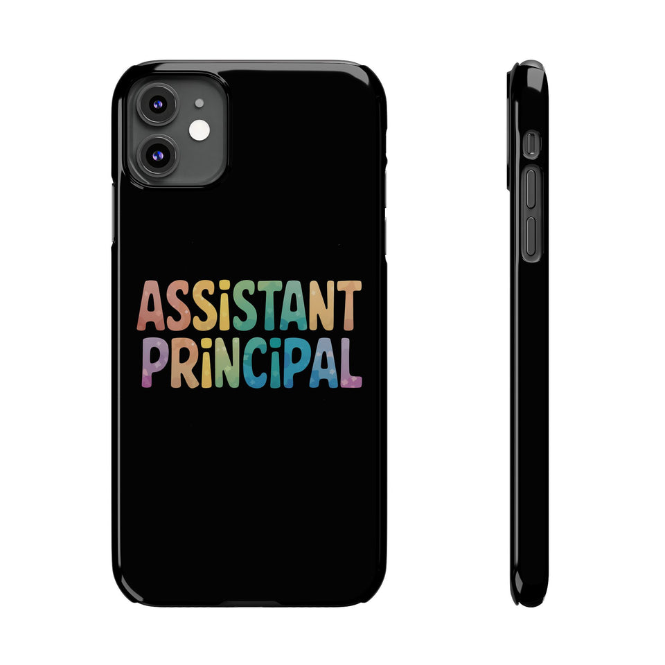 Premium Assistant Principal iPhone Case | Cute Assistant Principal Gifts Slim Phone Cases