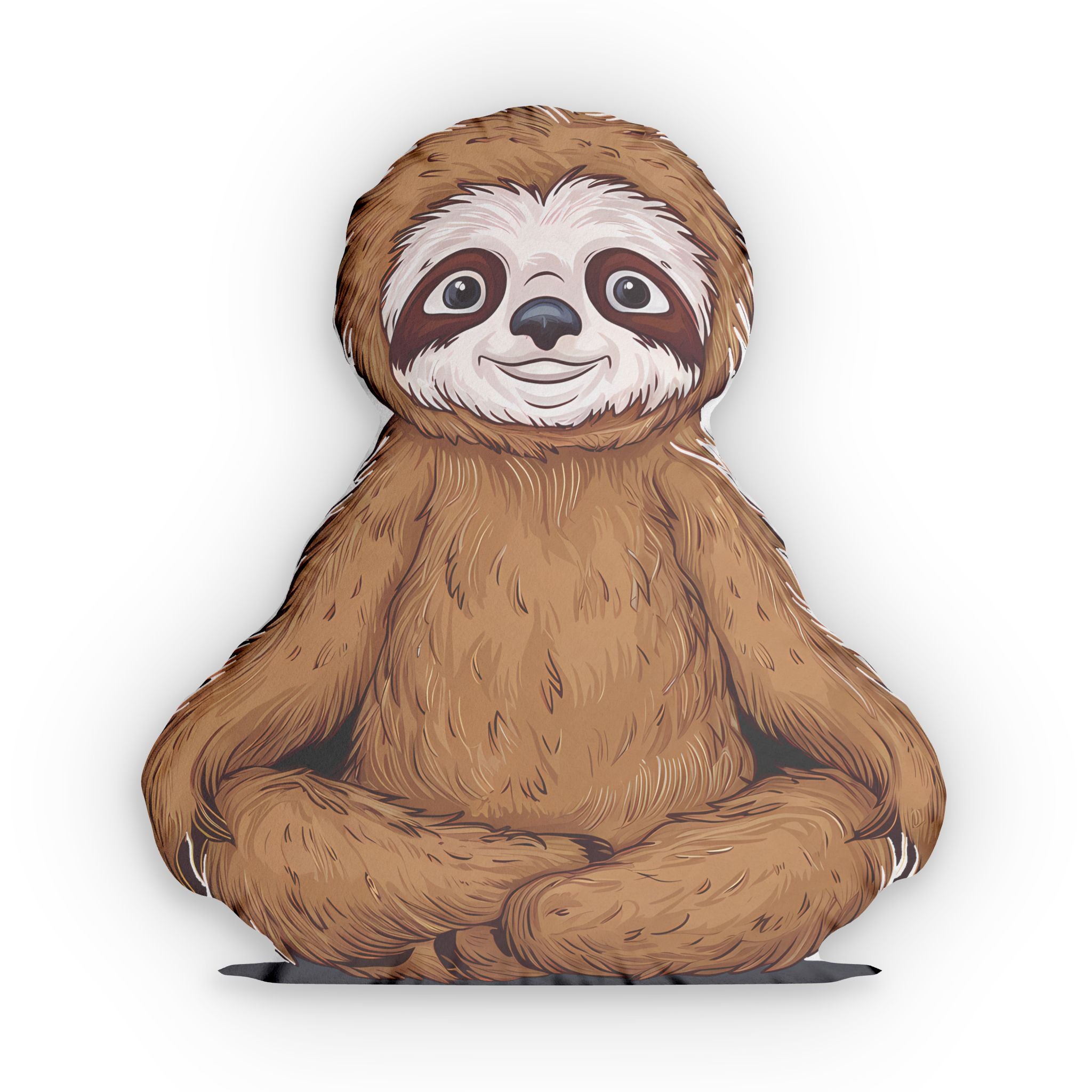 Yoga Sloth Custom Shaped Pillow | Yoga Lover Gift Pillow Main image