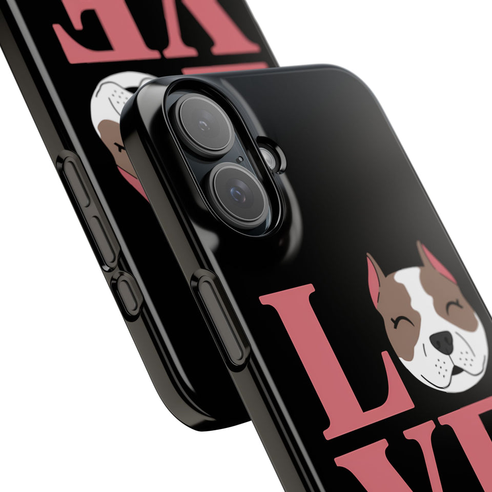 Premium Love Pitbulls iPhone Case | Pitbull Gifts Slim Phone Cases