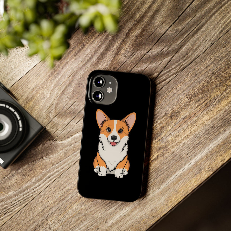 Cute Corgi Slim iPhone Case | Corgi Gift iPhone Case