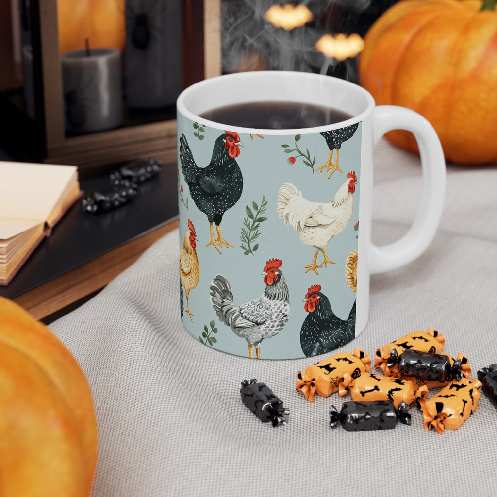 chicken gift, chicken mug, gifts for chicken lovers, gifts for chicken owners, chicken themed gifts, chicken gifts for her, chicken coffee mug, chicken gifts for chicken lovers, chicken presents, 
