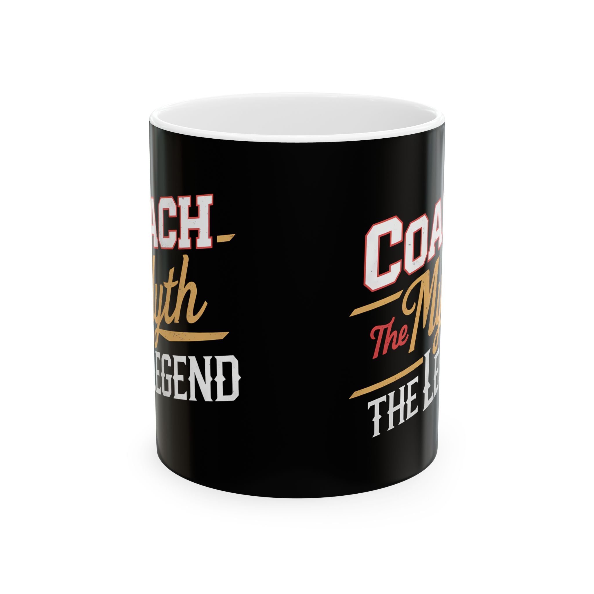 Coach The Myth The Legend Ceramic Mug | Coach Gifts (11oz) Mug Secondary image