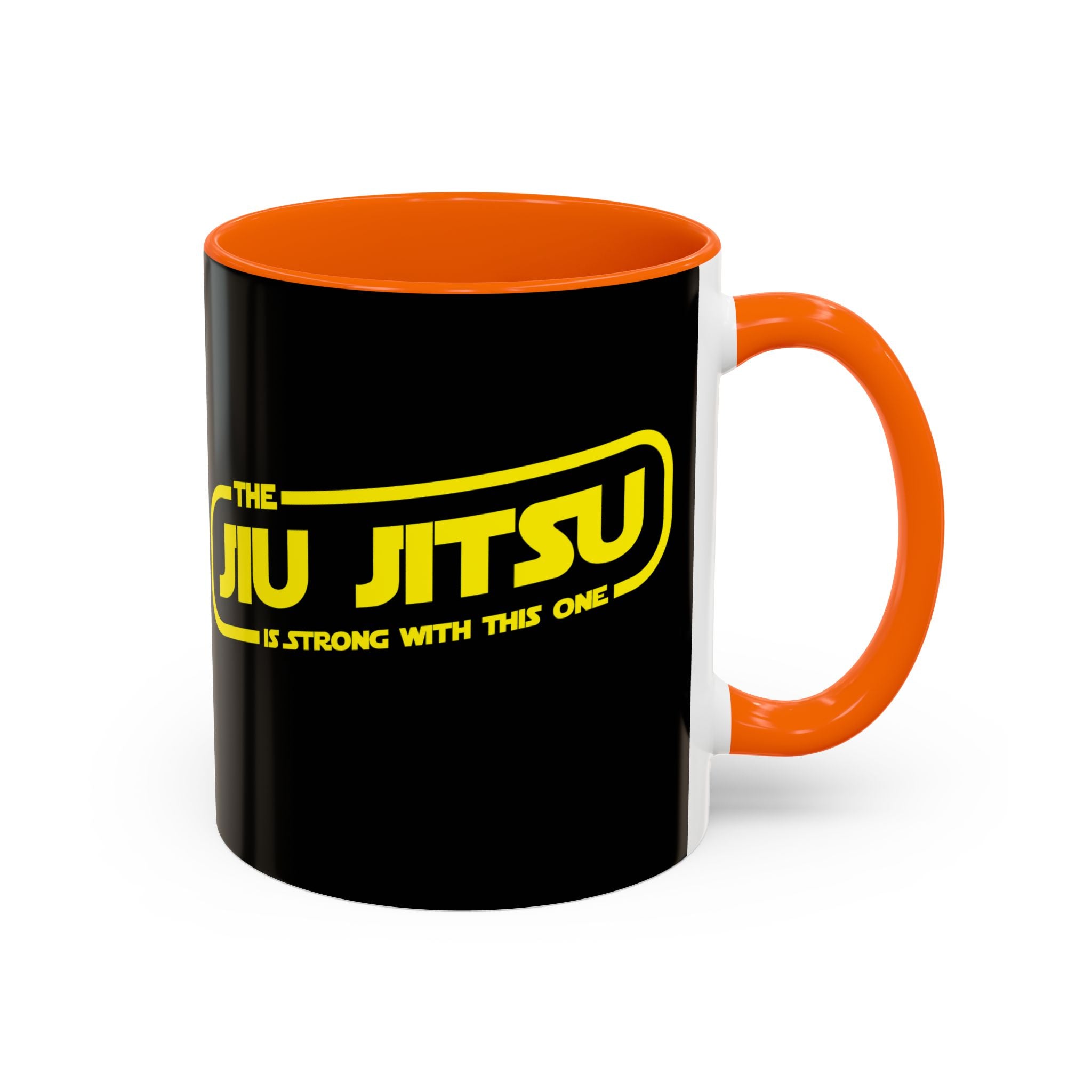 Brazilian Jiu Jitsu The Jiu Jitsu Is Strong With This One | BJJ Accent Coffee Mug