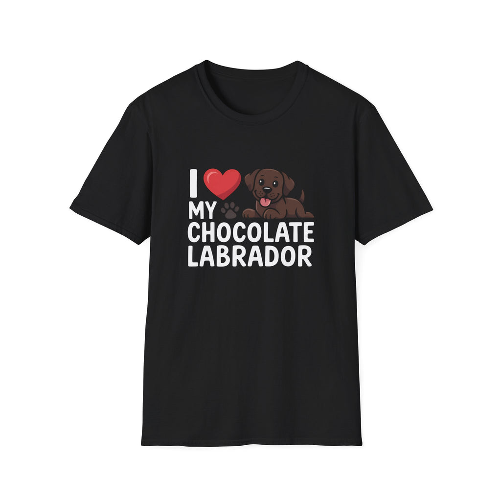 I Love My Chocolate Labrador T-Shirt - Chocolate Labrador 2 Shirt