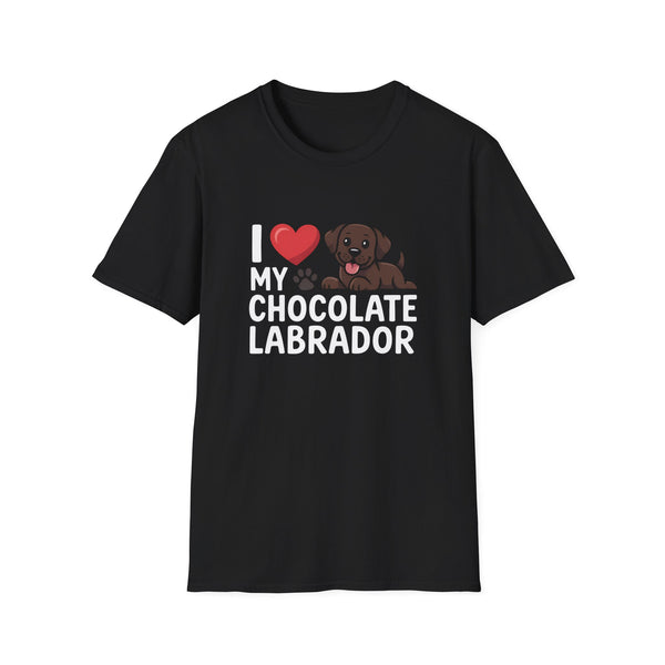 I Love My Chocolate Labrador T-Shirt - Chocolate Labrador 2 Shirt
