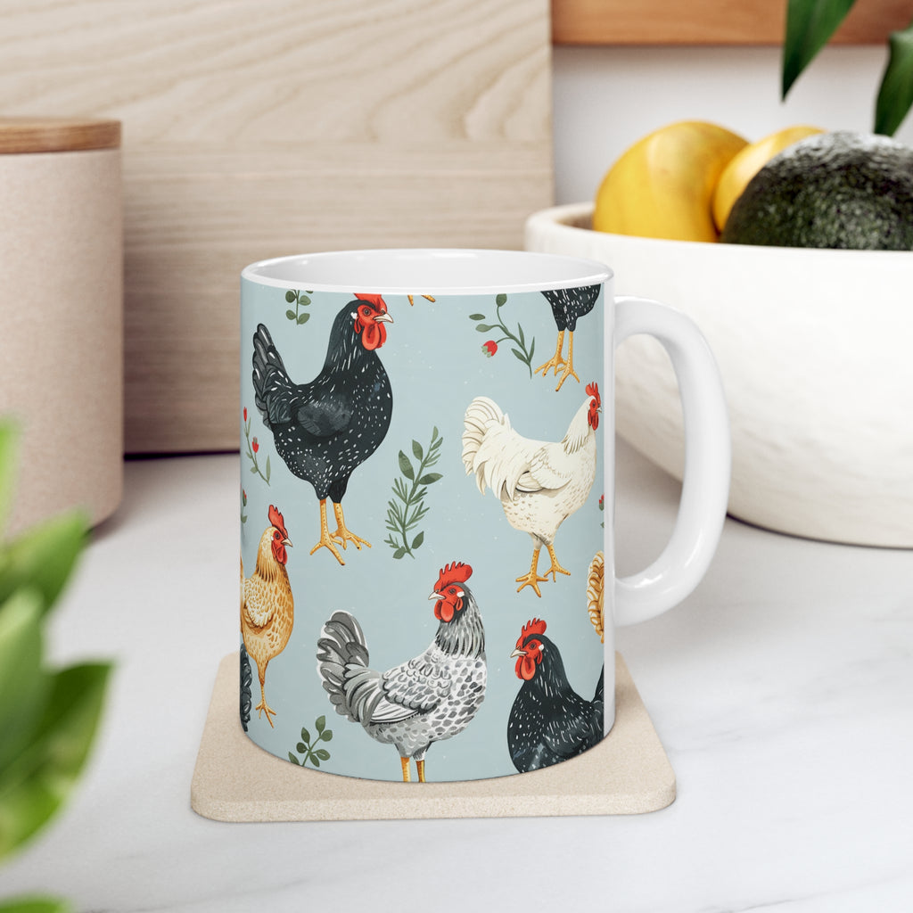chicken gift, chicken mug, gifts for chicken lovers, gifts for chicken owners, chicken themed gifts, chicken gifts for her, chicken coffee mug, chicken gifts for chicken lovers, chicken presents, 
