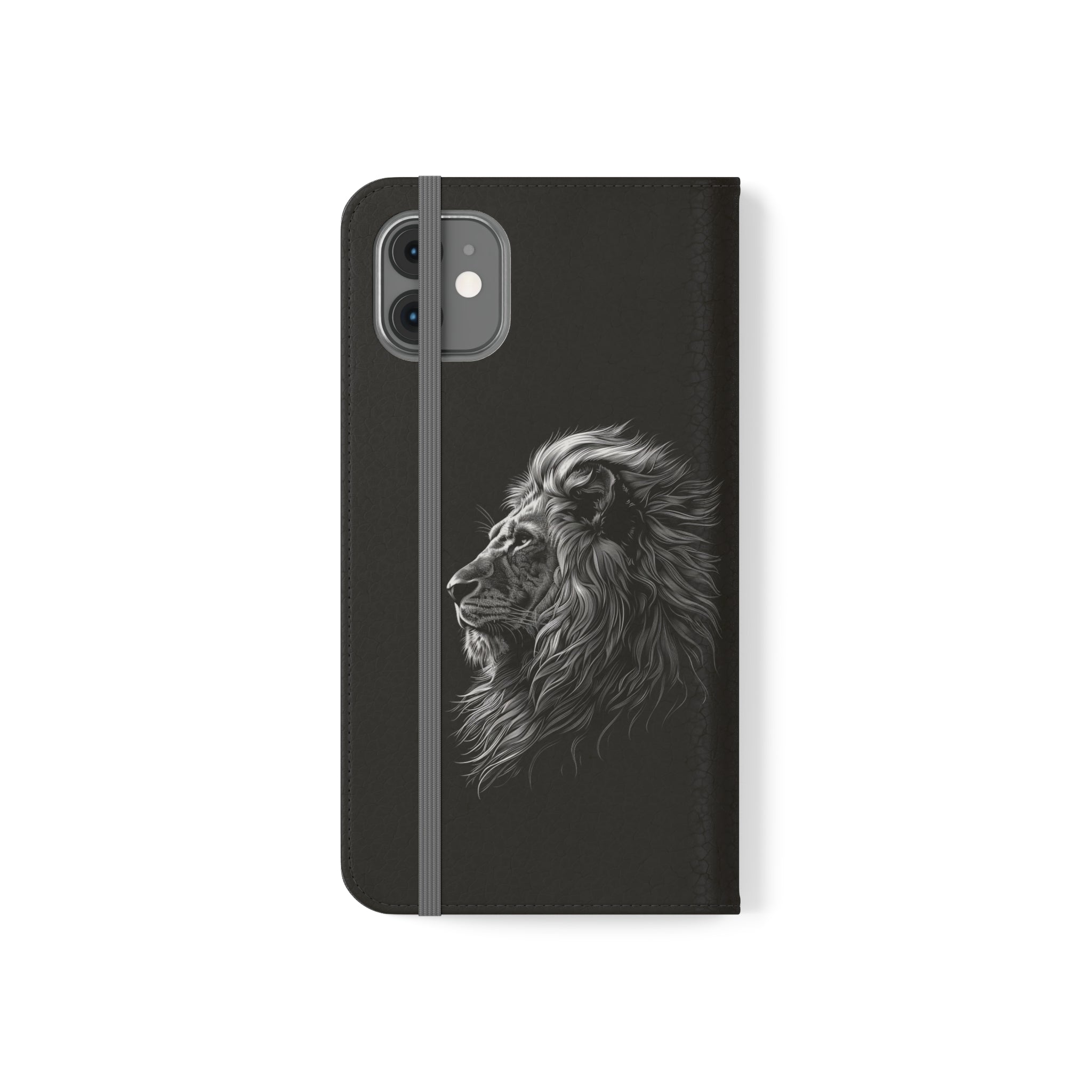 Lion Phone Case | Lion Wallet Phone Case Gifts | IPhone & Samsung Galaxy Lion Flip Cases