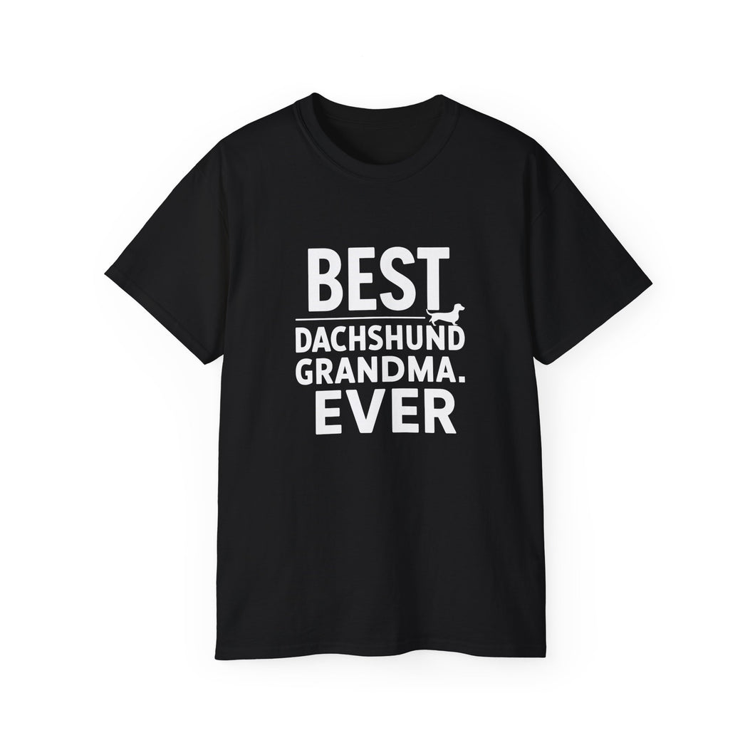 Best Dachshund Grandma Shirt | Grandmother Dachshund Gift | Dachshund Merchandise | Weiner Dog Gifts | Dachshund Presents Unisex Weiner Dog Shirts